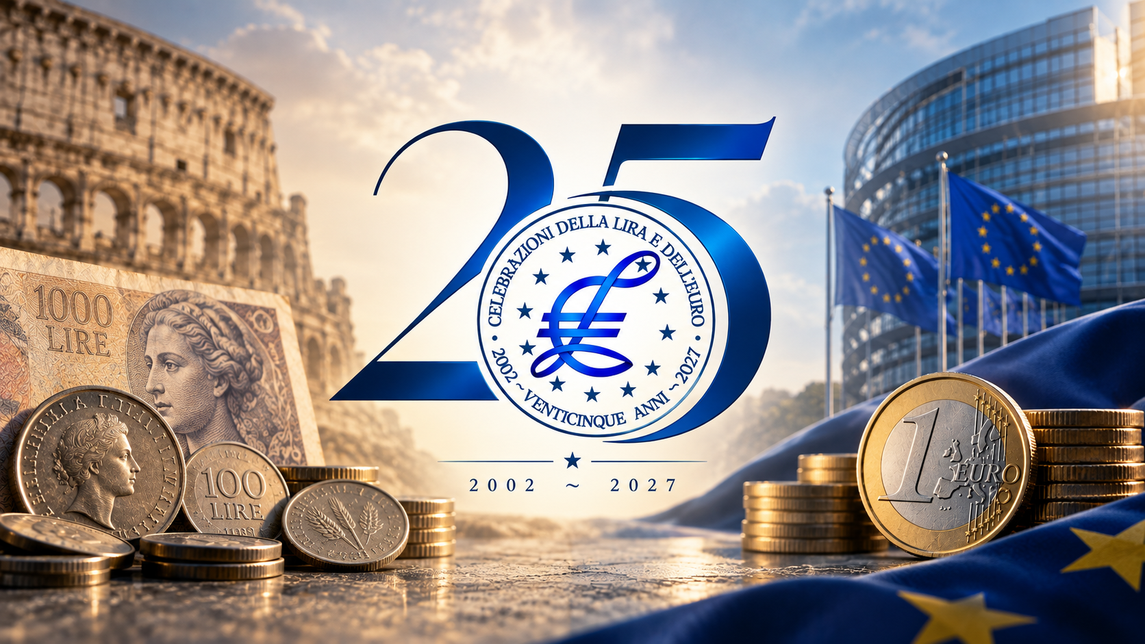 Venticinquesimo anniversario delle Celebrazioni della Lira e dell’Euro, 2027